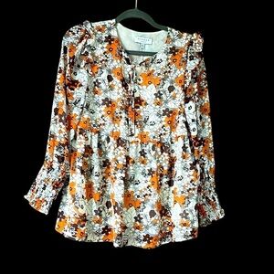 size large Hayden floral long sleeve blouses